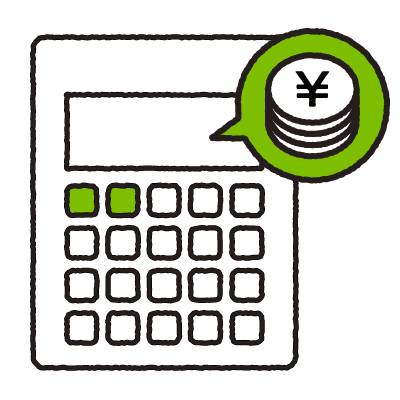 電卓のイラスト